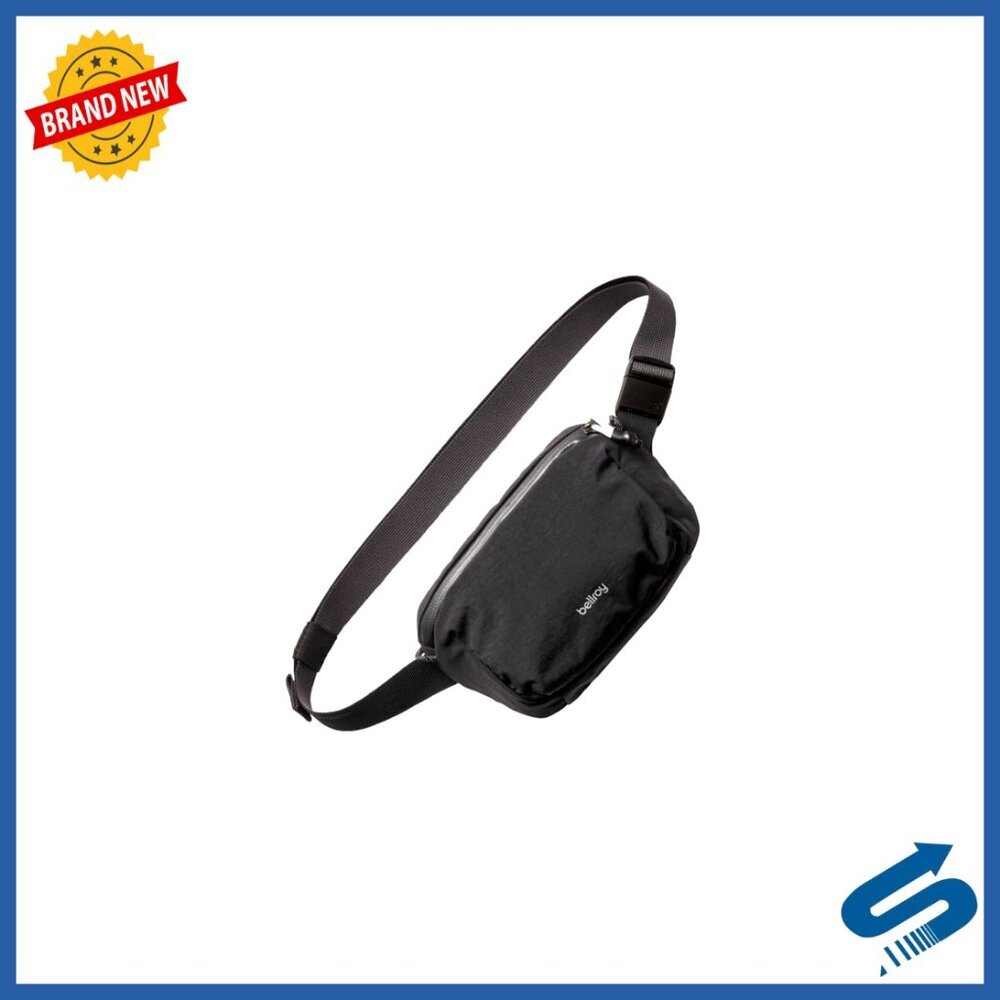 Lightweight Crossbody Fanny Pack with Magnetic Buckle, Recycled Ripstop Fabric